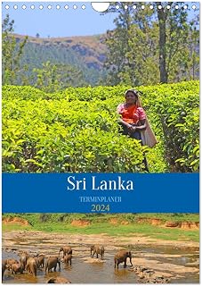 Sri Lanka - Terminplaner (Wandkalender 2024 DIN A4 hoch), CALVENDO Monatskalender: Sri Lanka, ein tropisches Inselparadies (CALVENDO Orte)