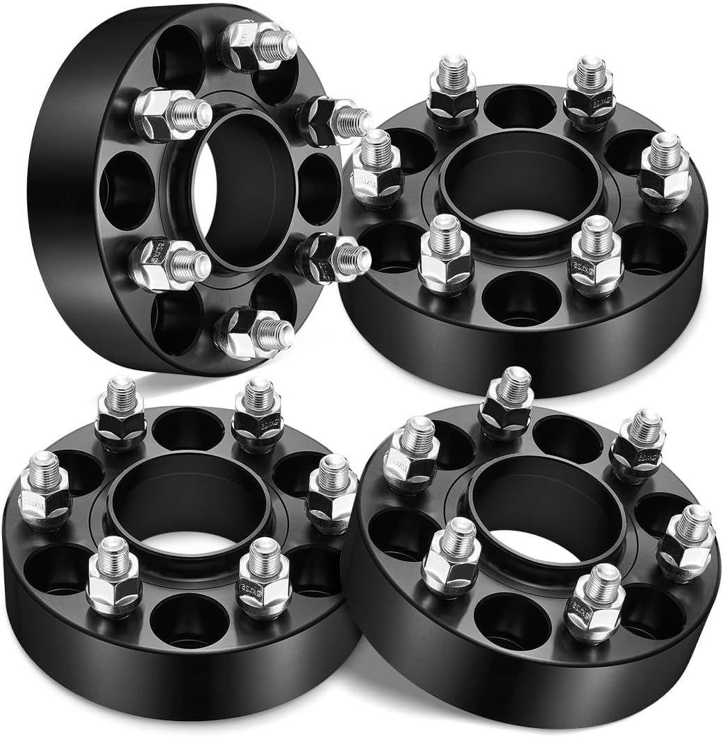 6x114.3mm Wheel Spacers 1.5inch Compatible with Nissan Frontier Xterra 05-15, 66.1mm Center Bore & 6 Lug Forged M12x1.25 Wheel Adapters Compatible with Nissan Pathfinder 05-12, 4PCS