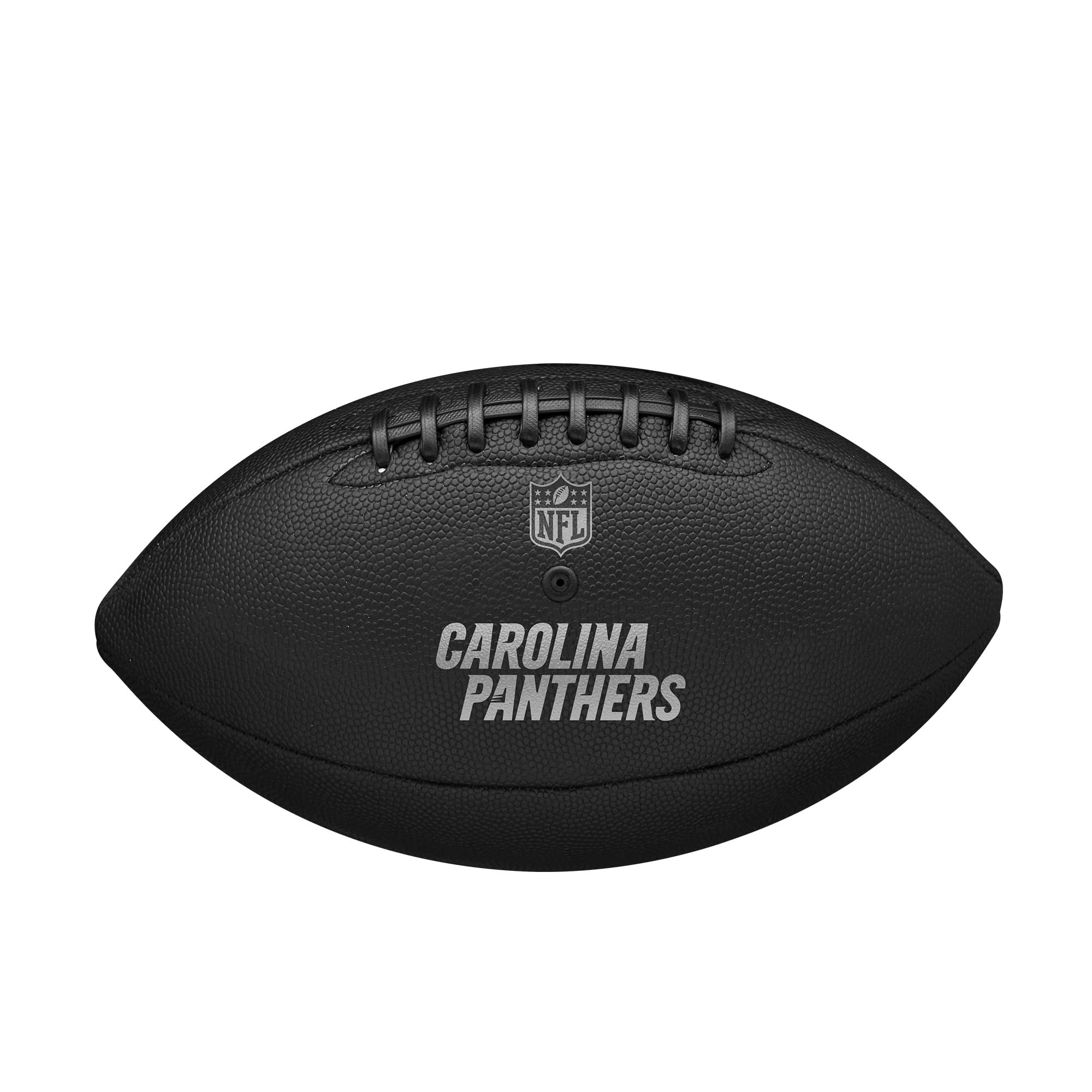 Wilson NFL Team Metallic Premiere Balón de fútbol - Tamaño Oficial, Carolina Panthers