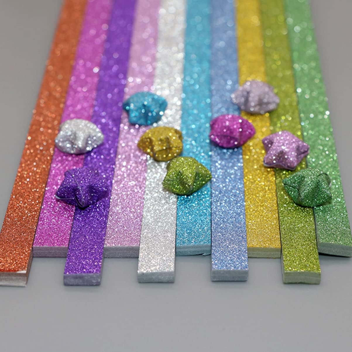 Ciieeo 460pcs Origami Star Strips Craft Paper for Holiday Decorations Boys and Girls Projects and Handicrafts Multi Assortment Colors Each