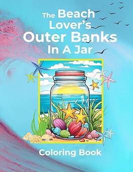 The Beach Lovers Outer Banks In A Jar Coloring Book