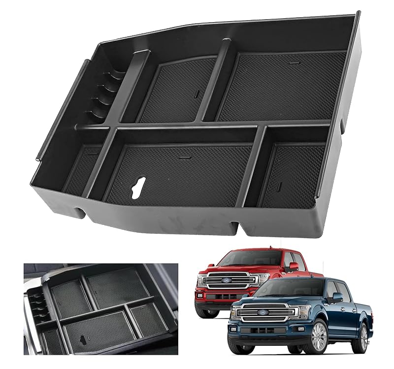 Bandeja Organizadora para Console Central Ford F-150 2015–2020 e F-150 Raptor 2017–2020 com 6 Compartimentos XXCIWP