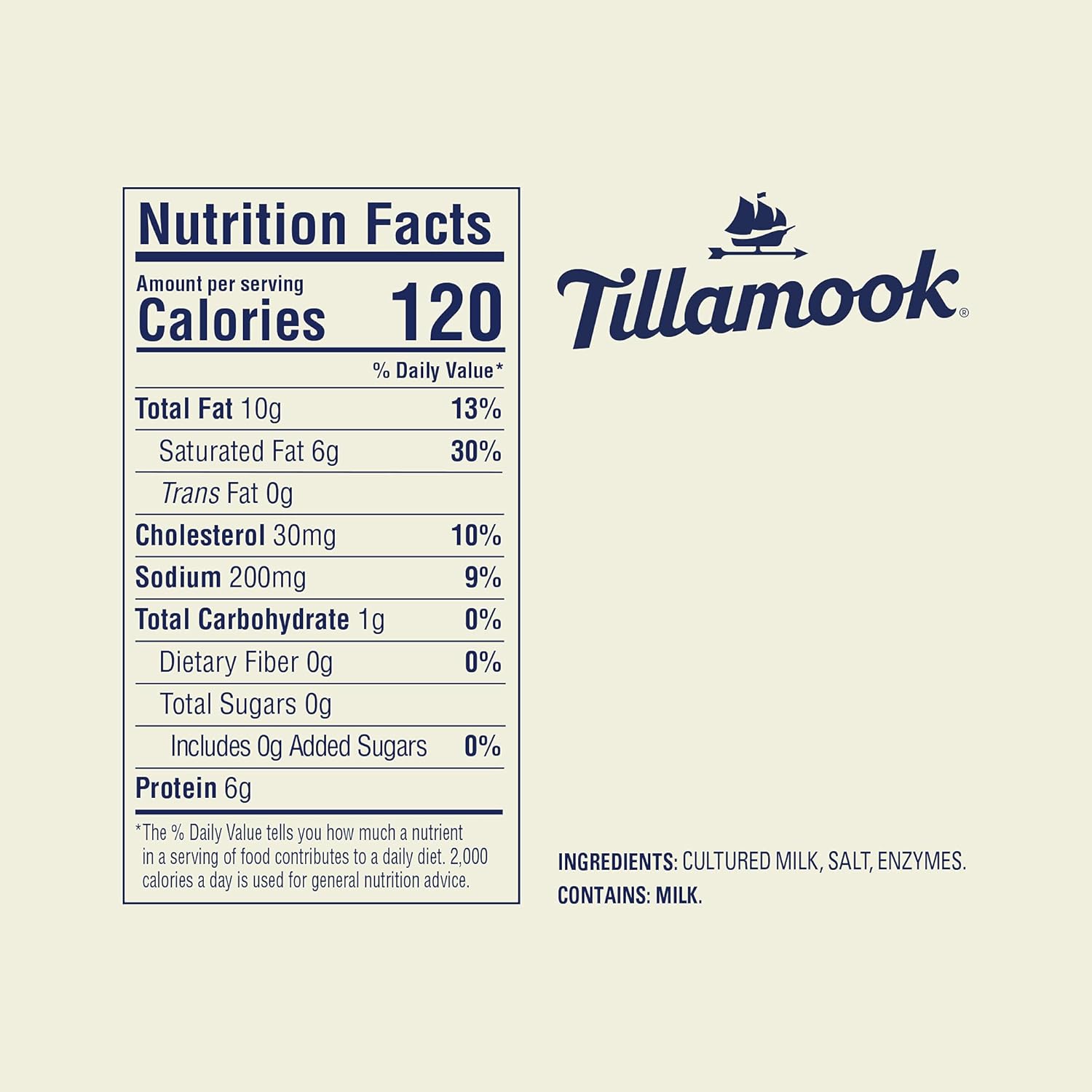 Buy Tillamook, Vintage White Extra Sharp Cheddar Cheese, 8 oz Online at
