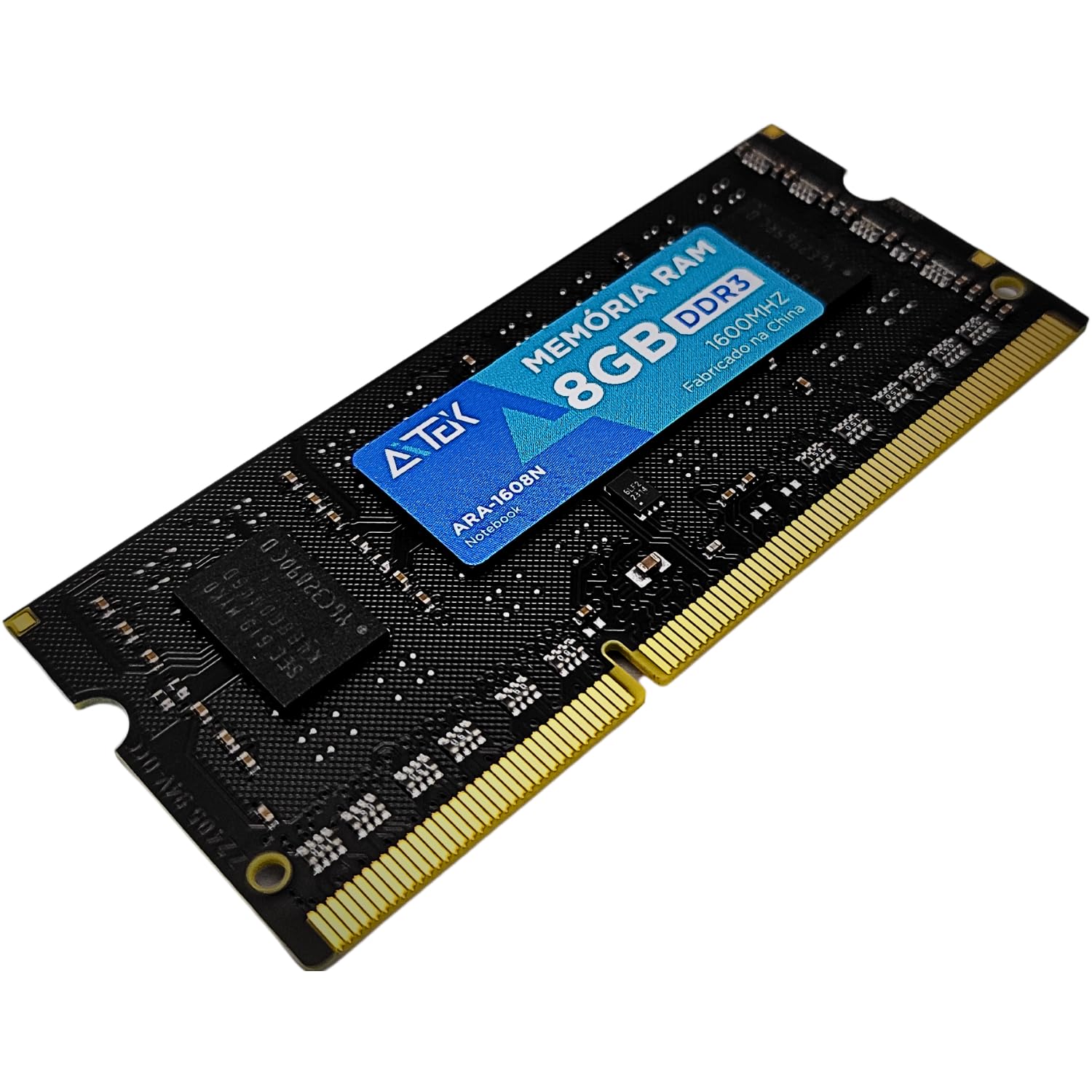 Memória DDR3 8GB 1600MHz para Notebook Formato SO-DIMM - Alto