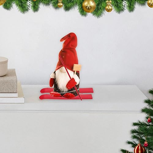 Miniatura 6 de 2 juegos de decoración de trineo de Navidad, mesa de Navidad, trineo de madera, trineo de escritorio, fiesta de Navidad, juguete de trineo, adorno