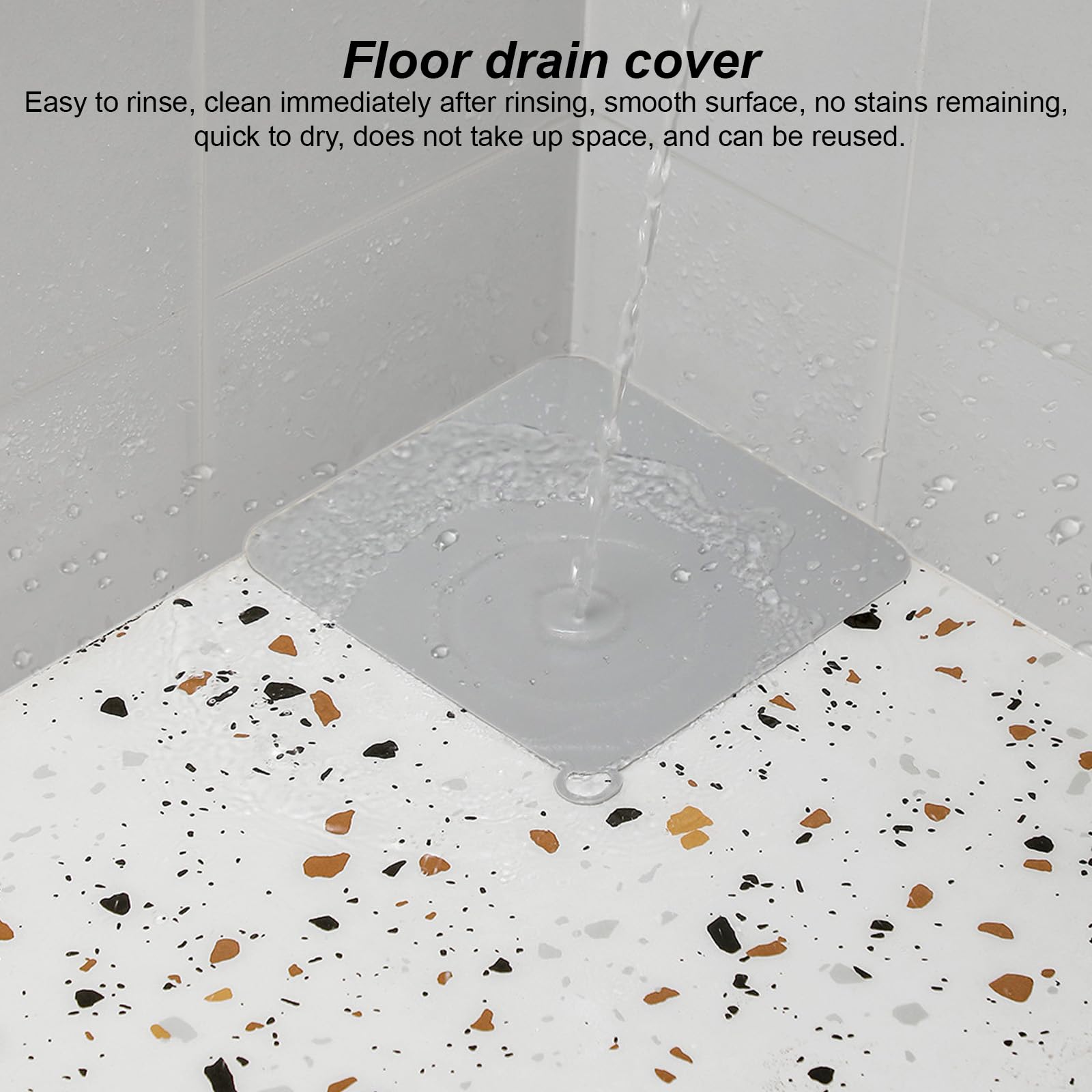 4 Coperture Silicone Per Scarichi A Pavimento - Antiodore Per Bagno E Cucina