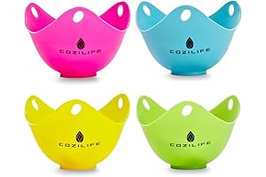 Prepare Perfect Poached Eggs With COZILIFE Egg Poaching Cups