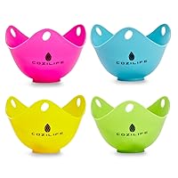 Algopix Similar Product 17 - Egg Poacher  COZILIFE Silicone Egg