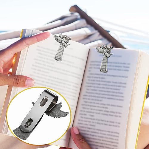 Miniatura 4 de Clip para visera solar con diseño de ángel guardián, protege a mis pasajeros, medalla de zinc bendita viajar de forma segura, clip de visera para