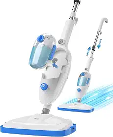 Neugo Esfregona A Vapor para Limpeza de Pisos de Madeira, Limpador A Vapor de Piso Leve para Vinil, Laminado, Carpete, Pisos Duros de Azulejo com Modos de Vapor Ajustáveis e Altura, Cabo de 23 Pés, 2
