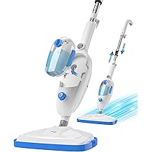 Steam Mop for Hardwood Floor Cleaning, Floor Steamer Cleaner Lightweight for Vinyl, Laminate, Carpet, Tile Hard Floors w/Adjustable Steam Modes &amp; Height, 23ft Cord, 2 Washable Pad