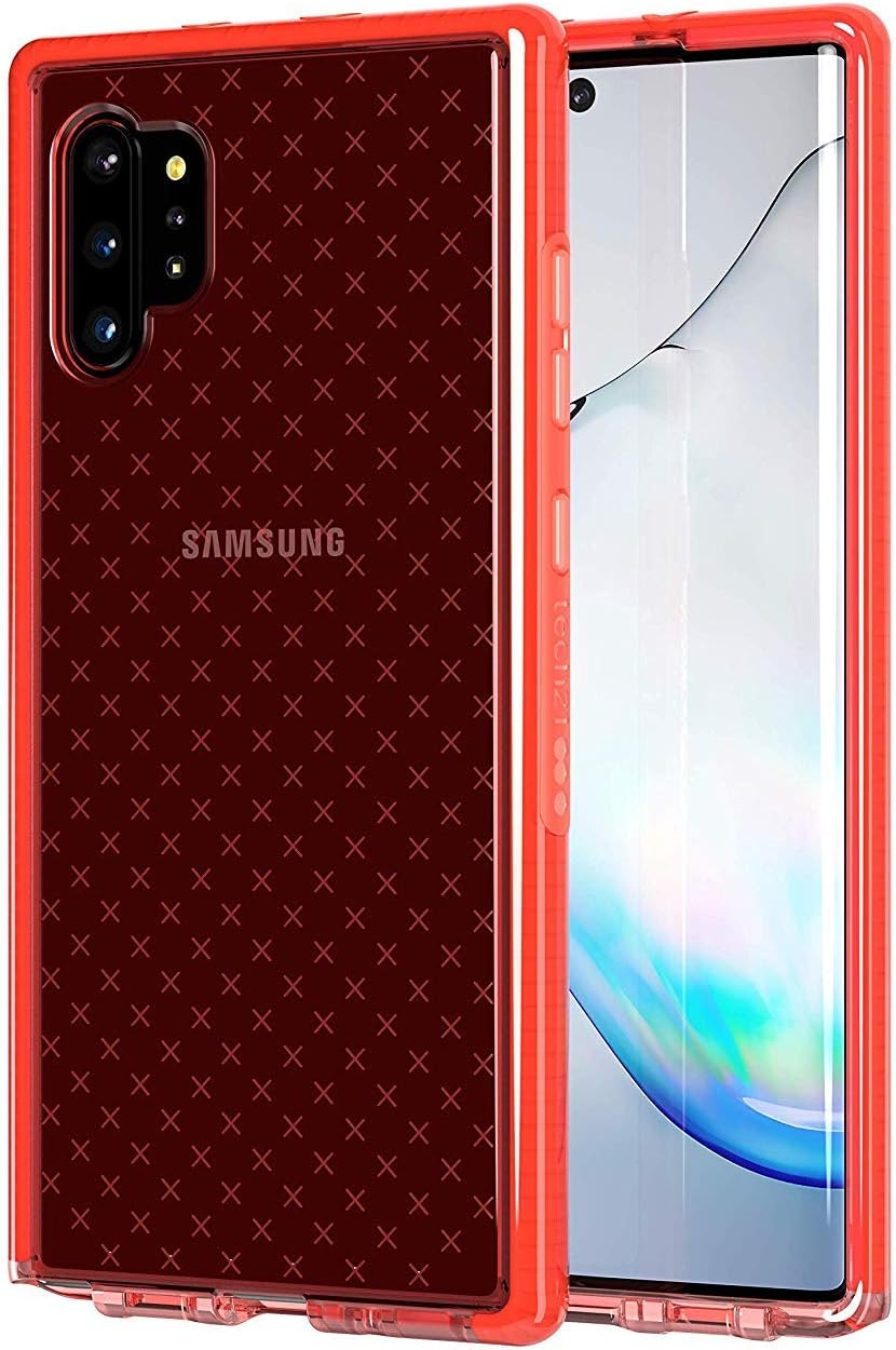 tech21 Evo Check Phone Case Cover for Samsung Galaxy Note10+ (Plus) - Coral
