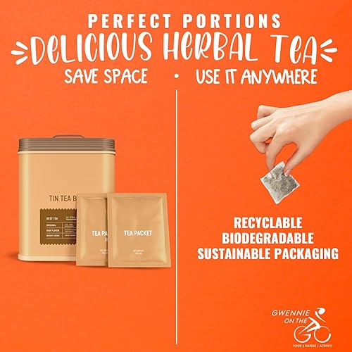 Miniatura 5 de Gwennie on the GO Protección inmunológica para llevar  Jengibre orgánico y cúrcuma  Certificado USDA  Té de hierbas de apoyo digestivo e