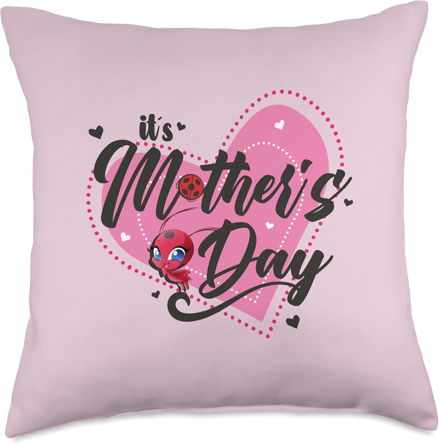 Miraculous Ladybug Mother's Day Collection with Tikki Throw Pillow