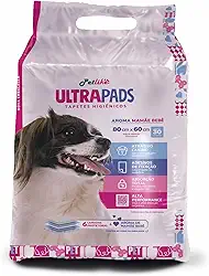 Tapete Higiênico Premium para cães Petlike Ultrapads Aroma Bebê 80cmx60cm 30 unid.