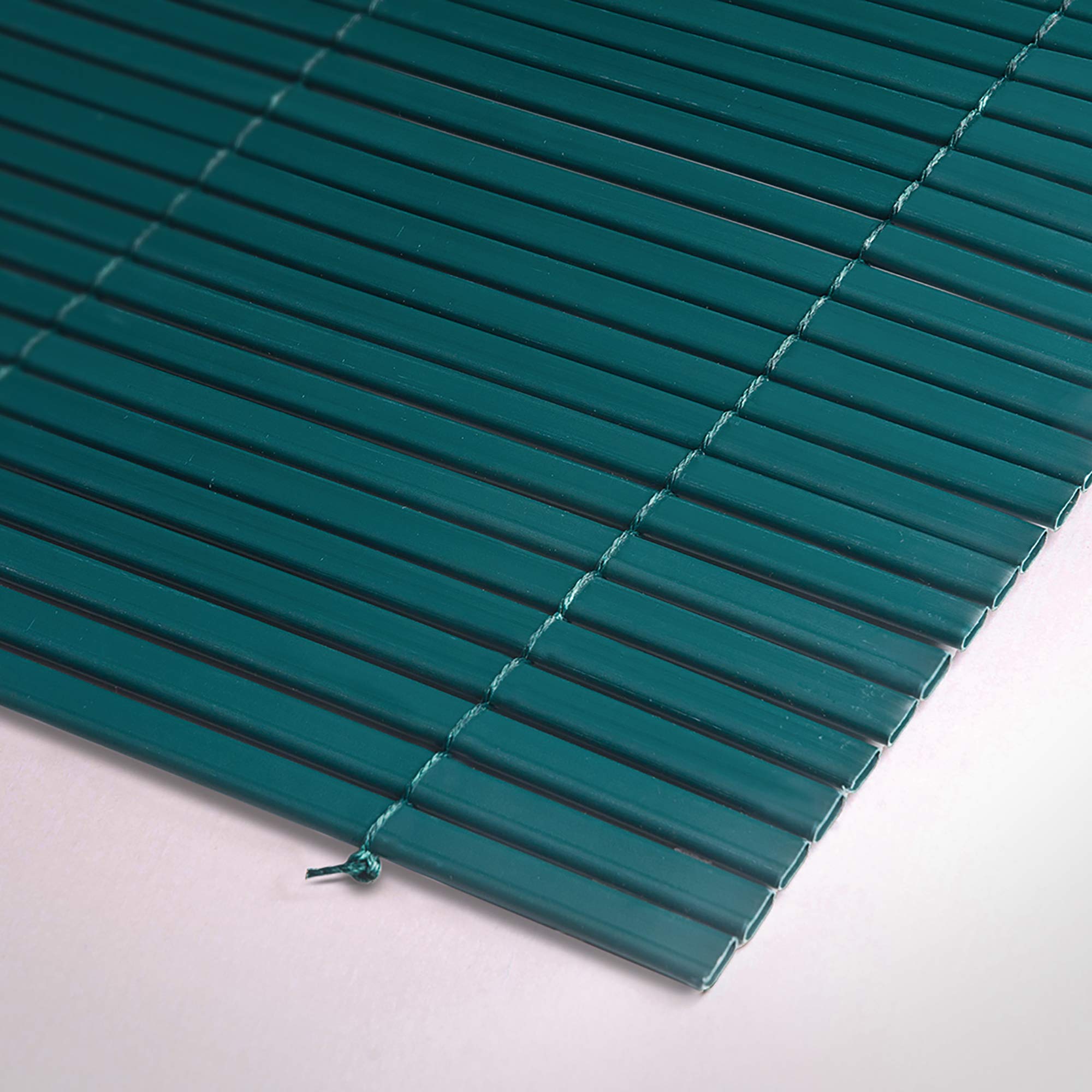 TENAX Colorado 1,00 x 5 m Vert, Canisse Synthétique en PVC avec Cannes Entières de 7 mm, Brise-Vue pour Jardins, Balcons et Clôtures