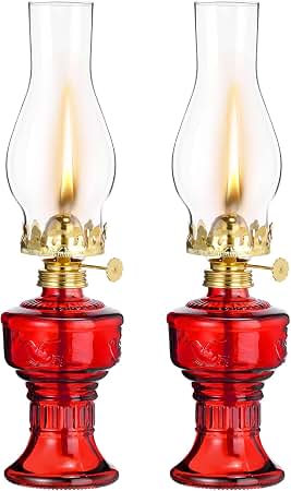 Amazon.com: Yahenda 2 Pcs Chamber Oil Lamps for Indoor Use