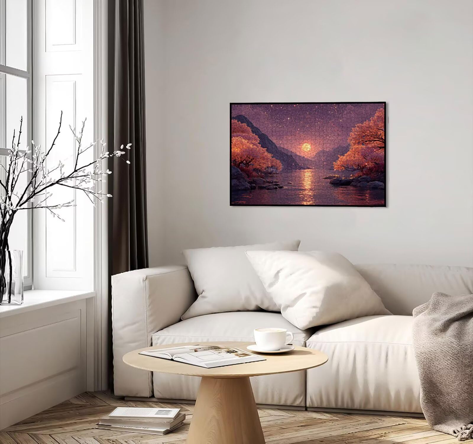 Puzzle dla dorosłych 3000, gwiaździste niebo, fantasy, 3000 elementów, dla dorosłych, klasyczne gry edukacyjne, gry i zajęcia rodzinne, do dekoracji ścian domu, pomysł na prezent R0KH-894