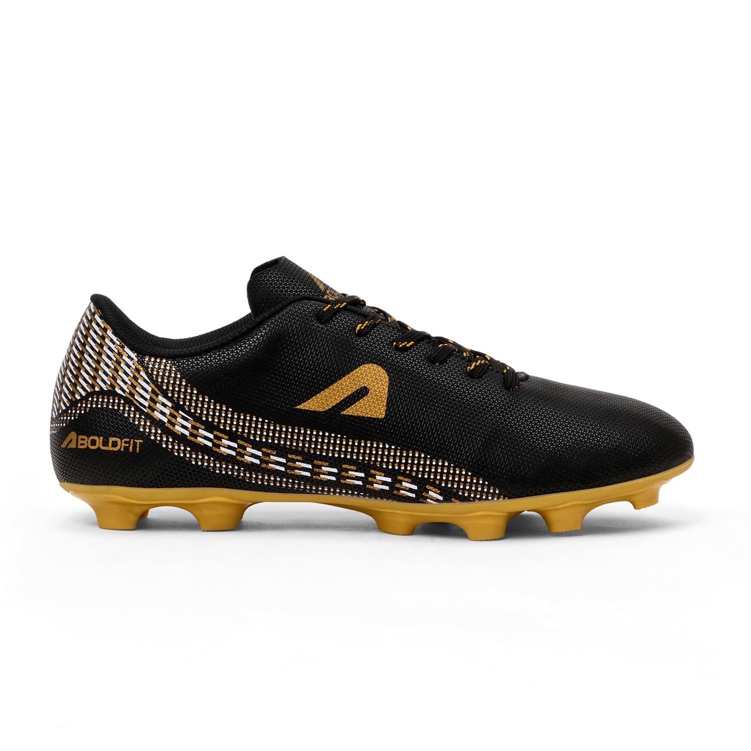 Boldfit Football Shoes for Man Studs Shoes for Men TPU Sole Synthetic Soccer Shoe ApexElite Black UK 09 - Review, Price and Buying Guide