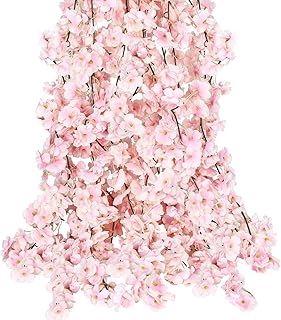 SYOSI 4pc Cherry Blossom Garland