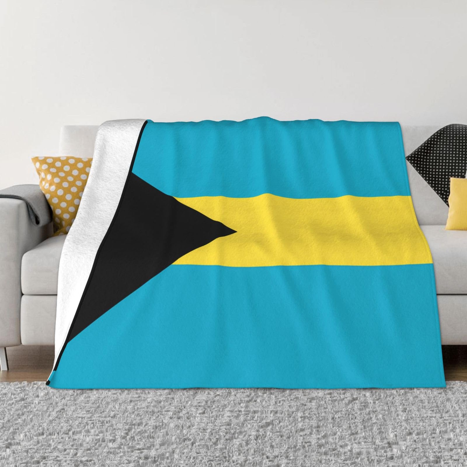 Couverture Bahamas flanelle de qualité supérieure 127 x 101