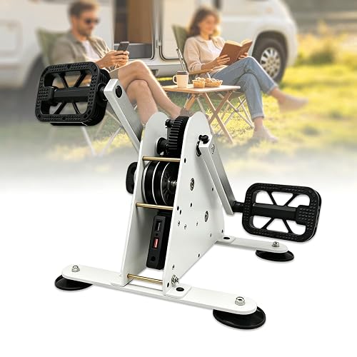2-in-1 Bike Fitness Pedal Generator, 1-35V Wide Stable DC Output,