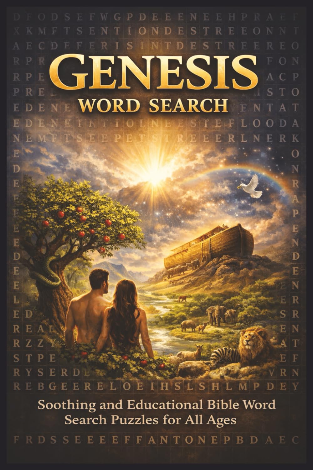 Genesis Word Search: Soothing and Educational Bible Word Search Puzzles for All Ages