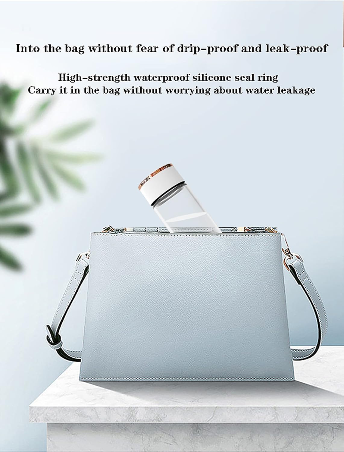 Hydrogen Water Bottle Generator, 3-in-1 Portable Hydrogen Water Maker, with Inhaler Adapter USB Rechargeable, Up to 1000-5000PPB, for Home Travel