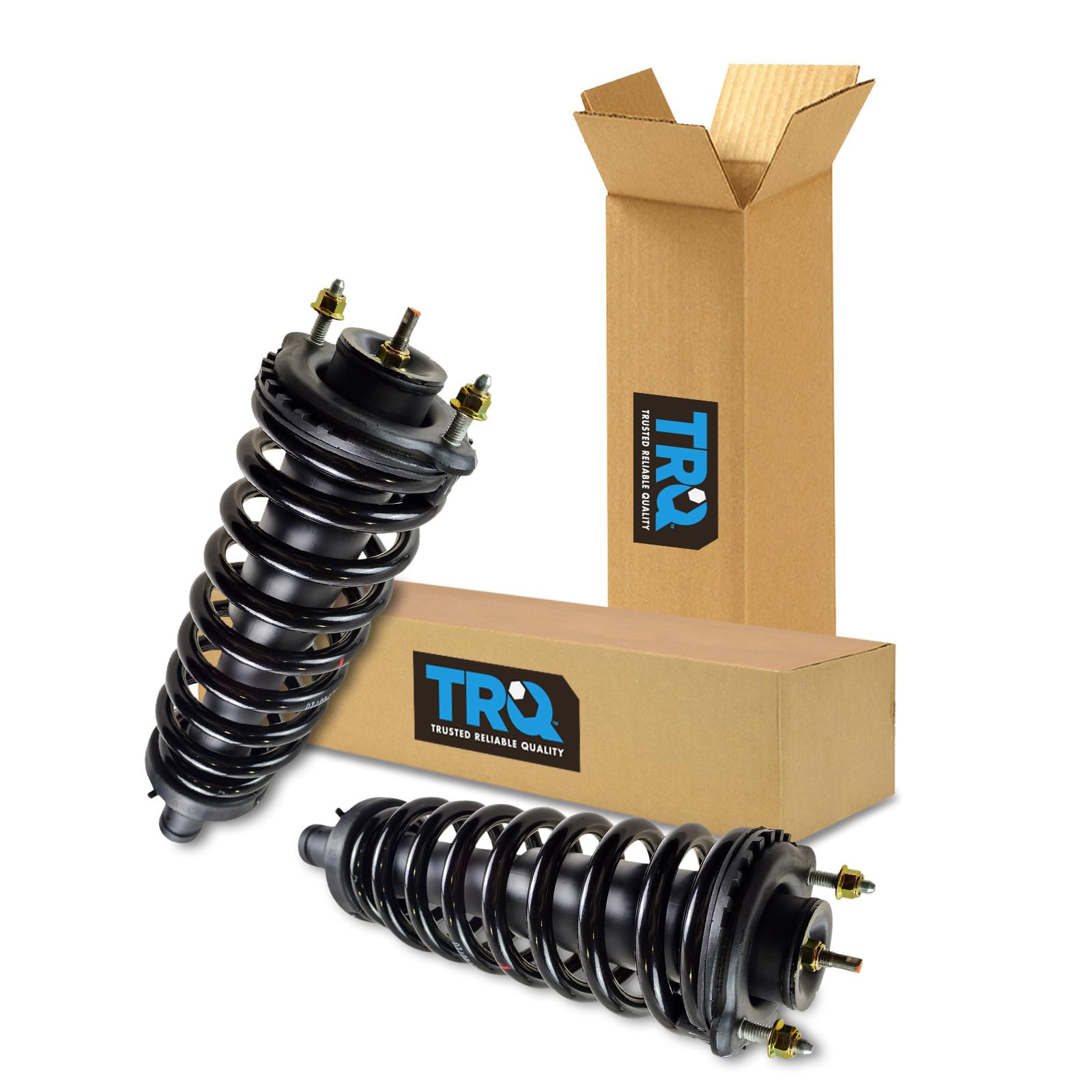 TRQ Shocks Struts &amp; Springs Front LH RH Pair Set for Chevy GMC Buick Olds Isuzu Saab