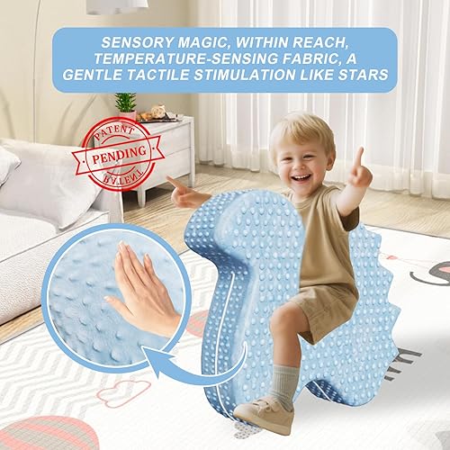 Miniatura 7 de Asiento sensorial suave para apretar, sillas sensoriales específicamente diseñadas para niños con necesidades sensoriales, proporciona un abrazo