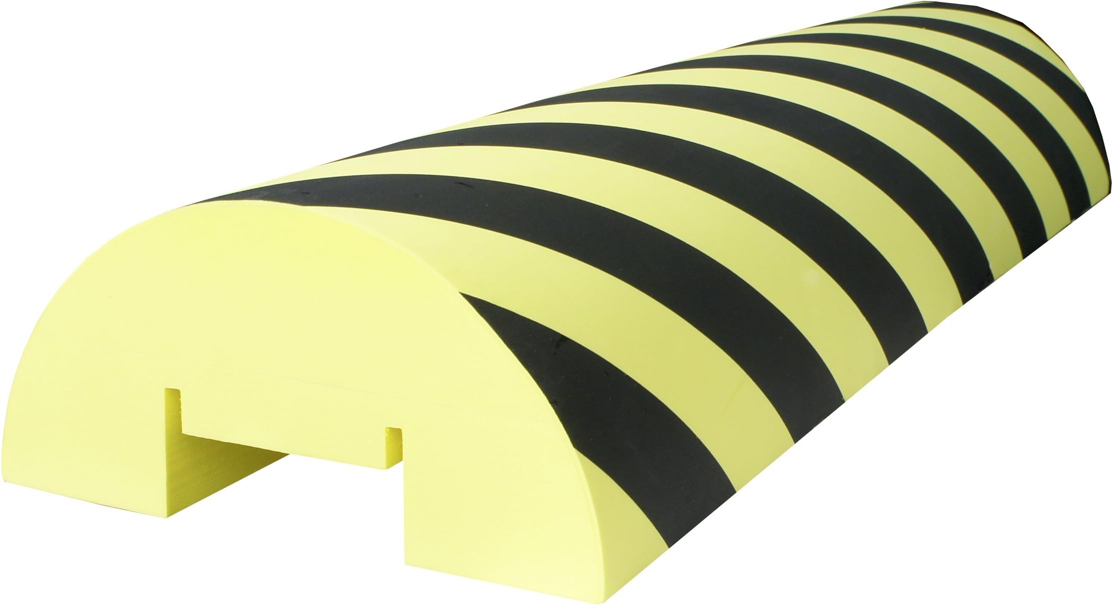Viso PUX1000 Foam IPN Warehouse Protection Bumper - Black and Yellow