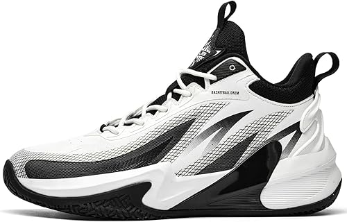 ASHION Mens Basketball Shoes Breathable Walking Sneakers Professional Basketball Sports Tennis Running Shoes