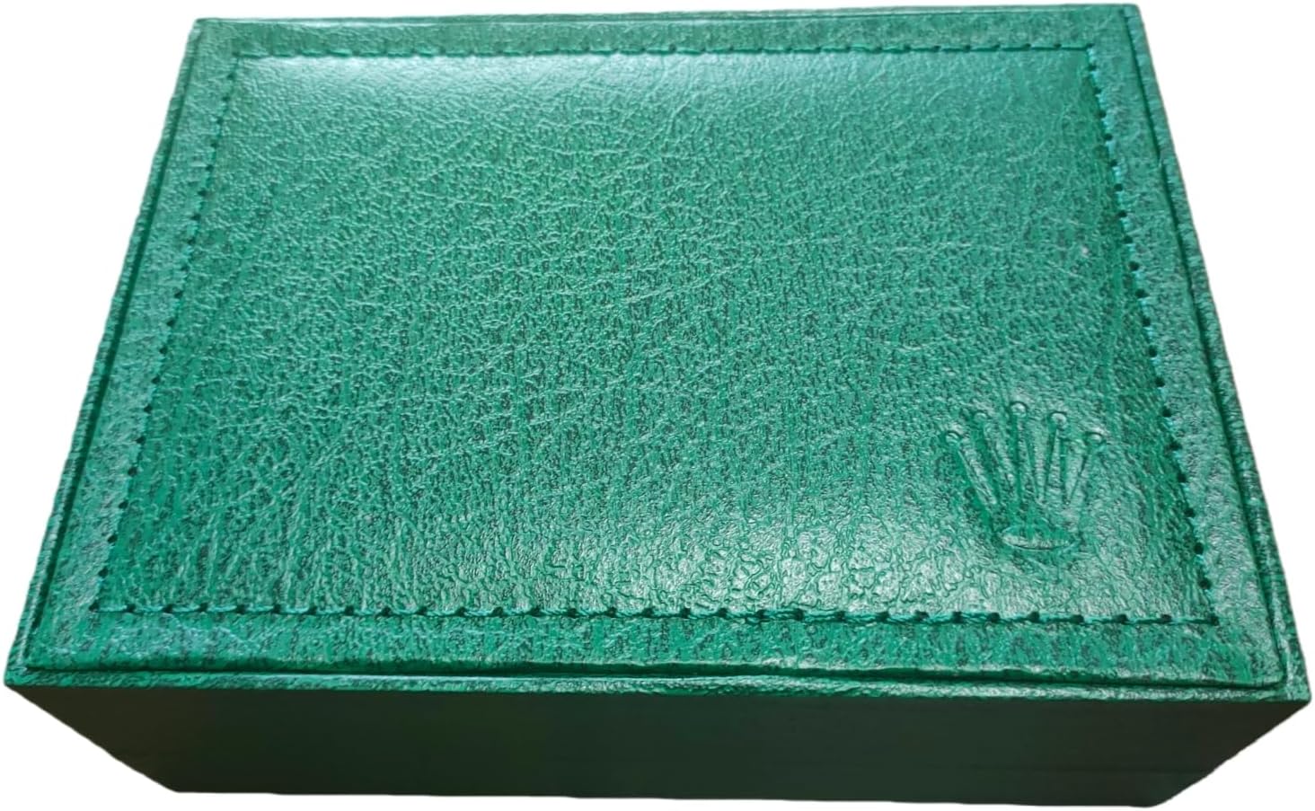 Green Vintage Watch Storage Box PU Leather Sponge Insert Wood Structure Jewelry Holder for Rolex Cosmograph Daytona