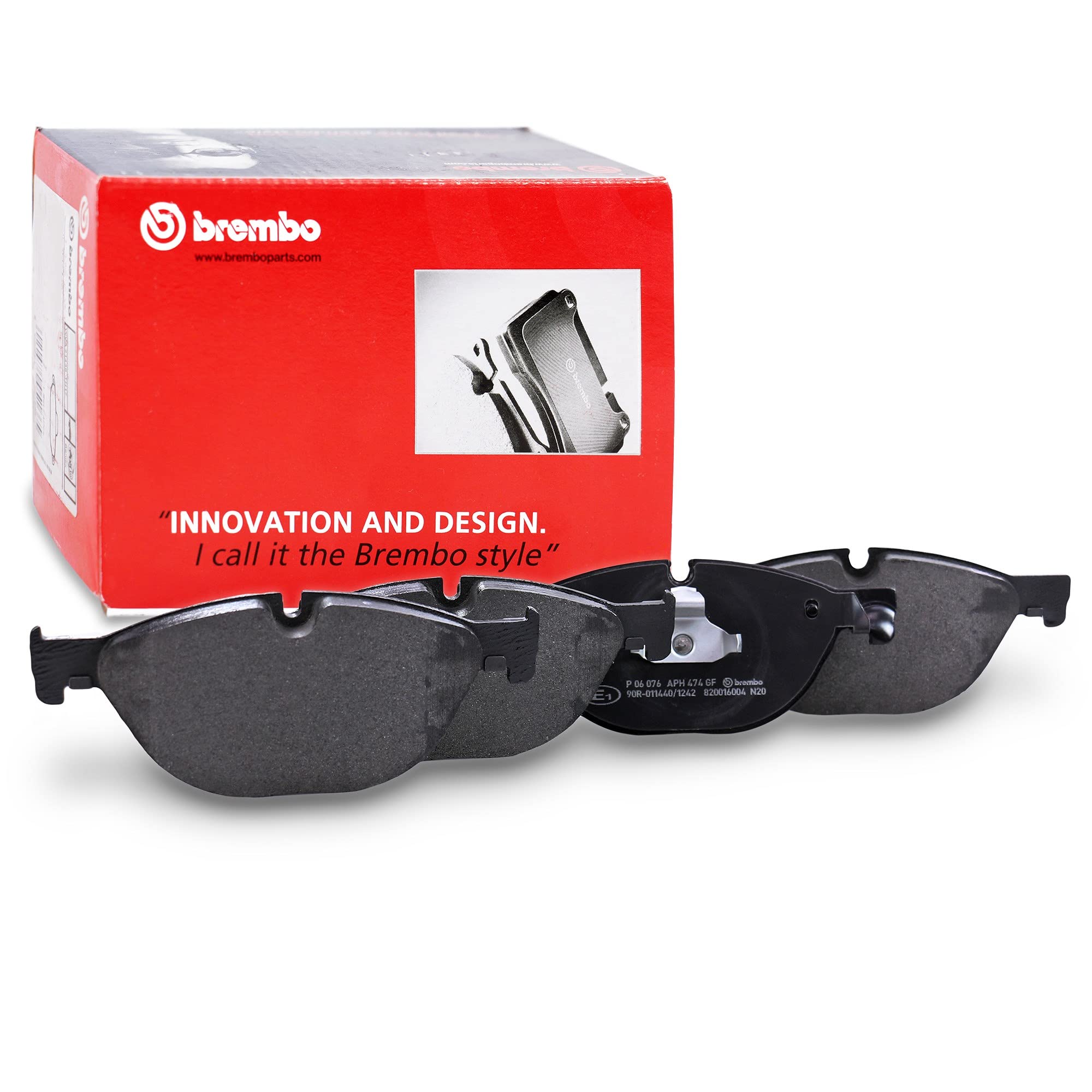 Front BREMBO P 06 076 Brake Pad Set, disc brake for ALPINA,BMW
