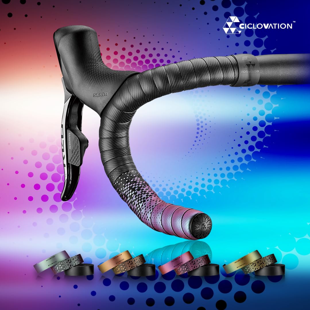 CICLOVATION BAR Tape, SEITEX_Chameleon, Uniquely formulated Synthetic Leather is Anti-Slip with high tensile Strength for Long-Term Performance. T.3mm/W.30mm/L.2000mm