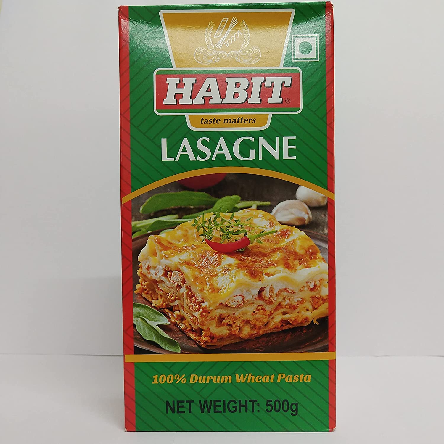 HABIT Lasagne Sheets Macaroni Pasta Lasagne Durum Wheat Pasta