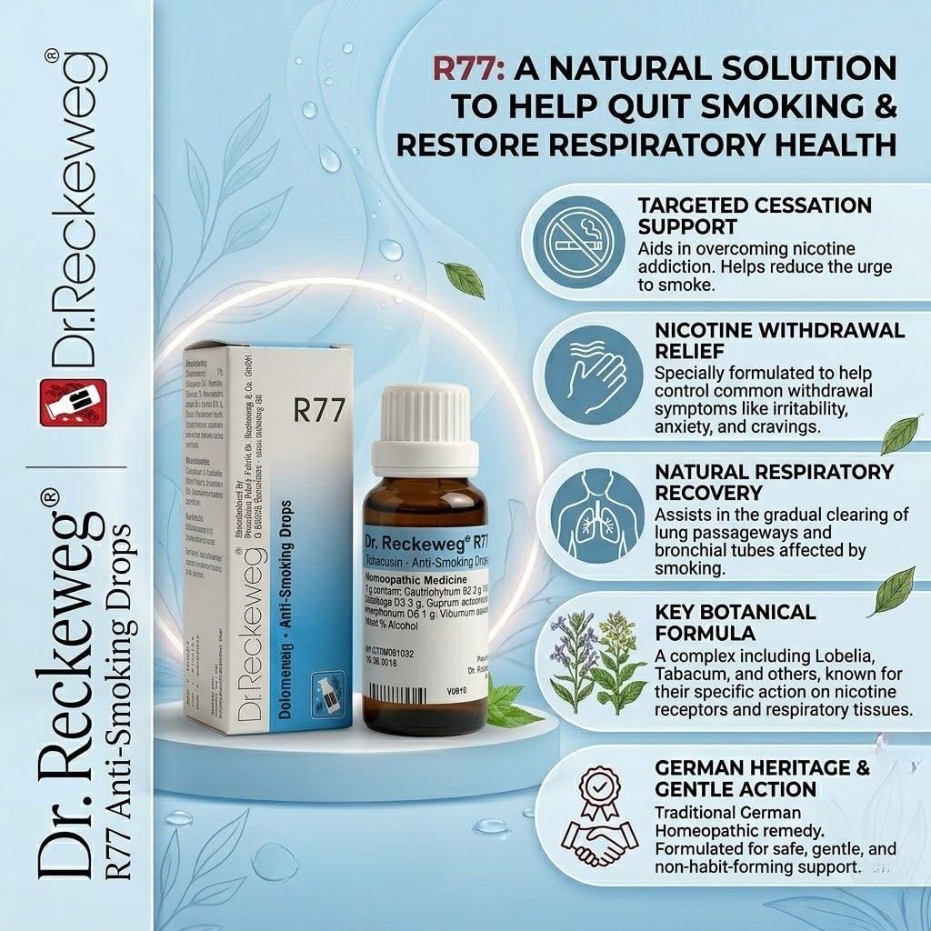 Buy Dr. Reckeweg R77 Anti-Tobacco Wellness Drops