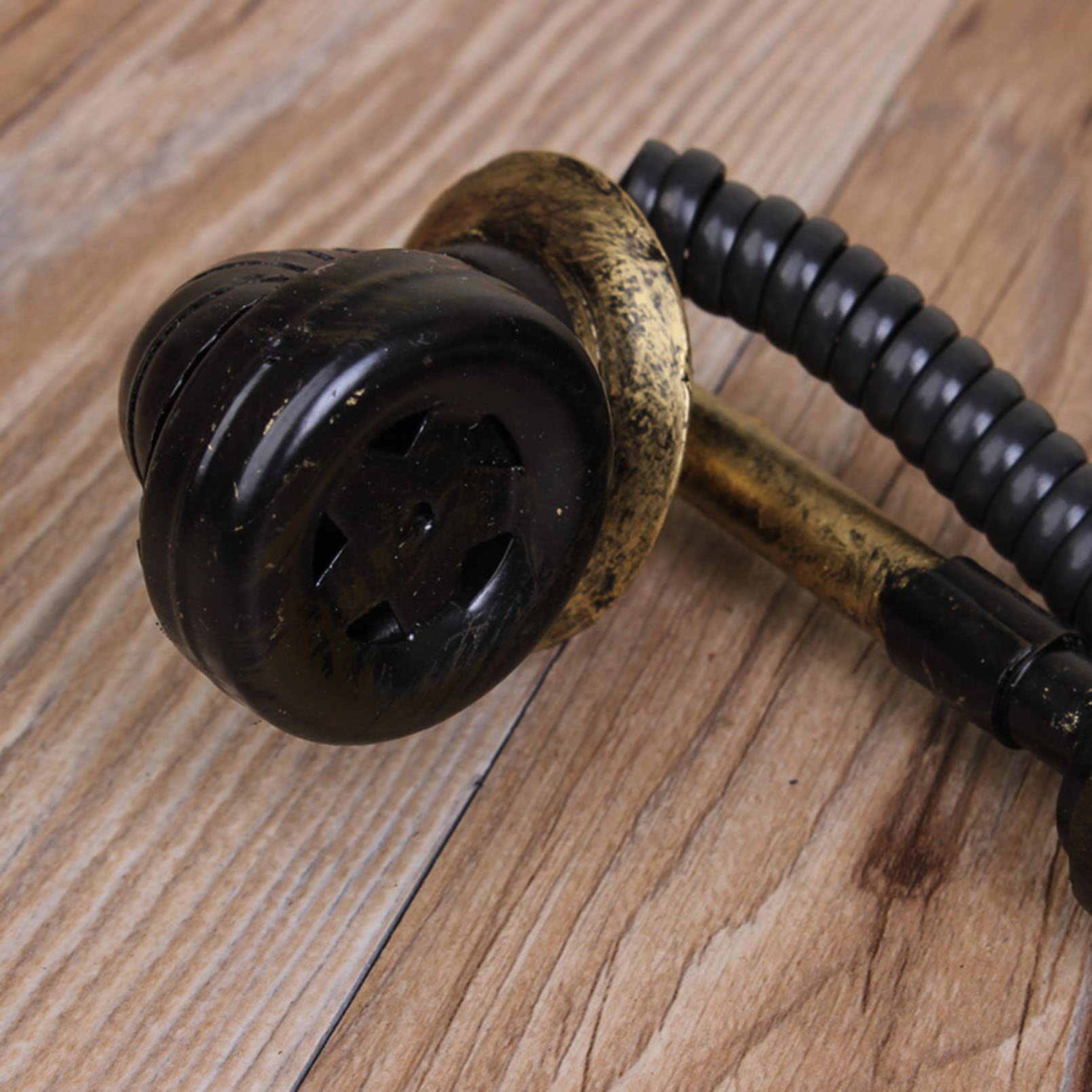 Teléfono con cable antiguo, teléfono fijo decorativo único para el hogar, oficina, tiendas, accesorios de fotografía