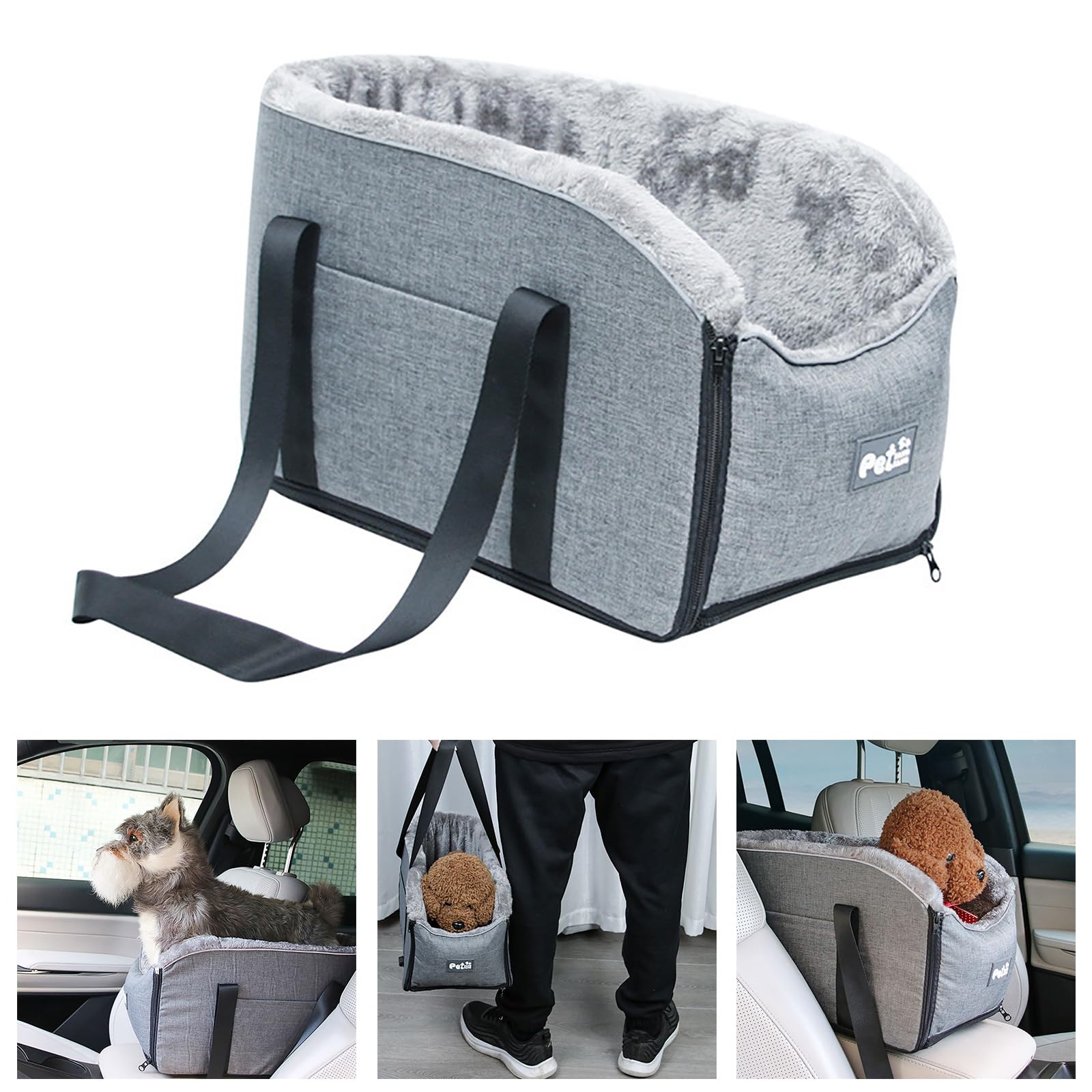 Trasportino per console auto cuccioli borsa da viaggio all'aperto trasportatore a tracolla turistica Tote Strap