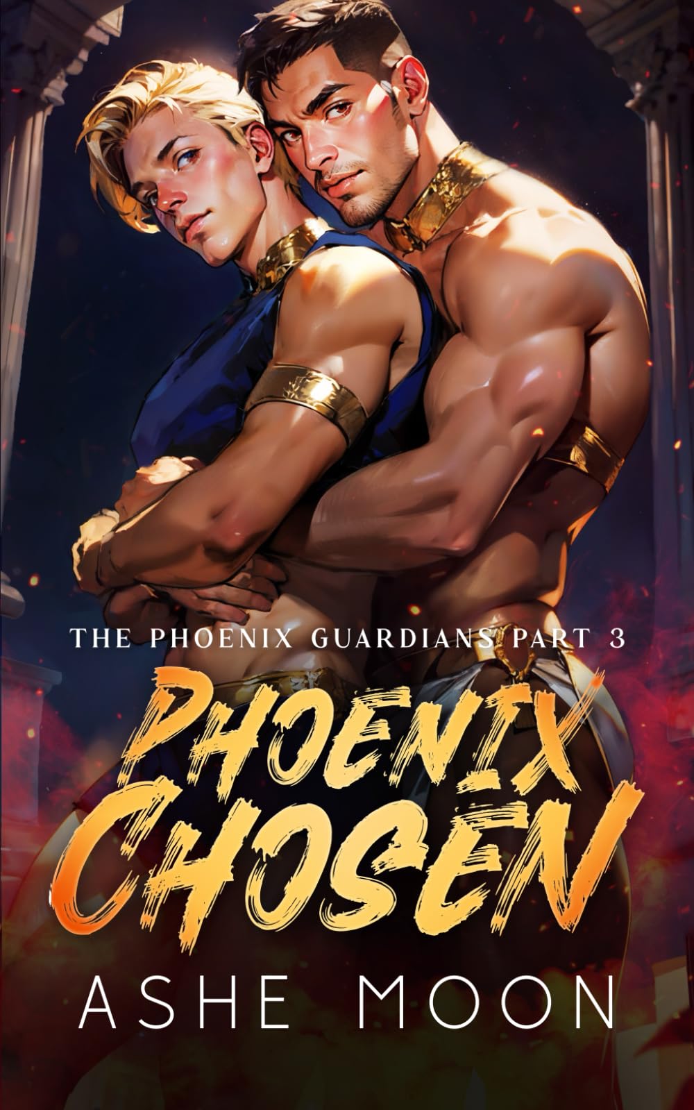 Phoenix Chosen: A Gay Mpreg Portal Romantasy (The Phoenix Guardians)