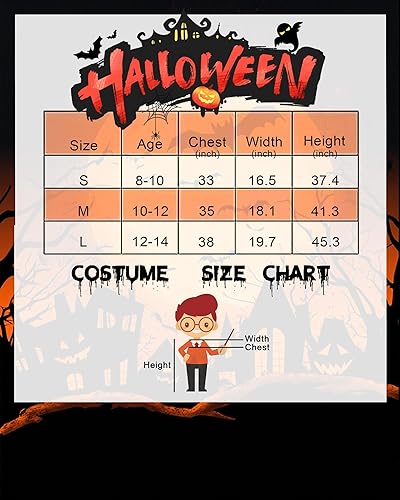 Miniatura 5 de Disfraz de la parca para niños y niñas, disfraz de fantasma aterrador de Halloween, disfraz de Halloween