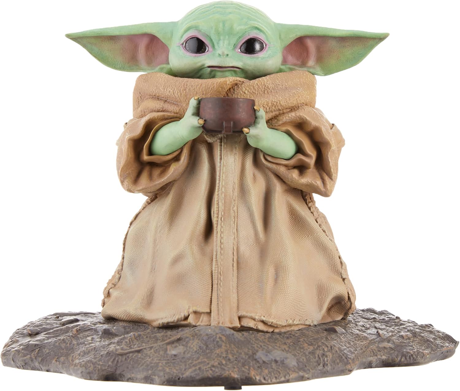 DIAMOND SELECT TOYS Star Wars The Mandalorian Premiere Collection: The Child with Soup 1:2 Scale Statue Multicolor, 8 inches