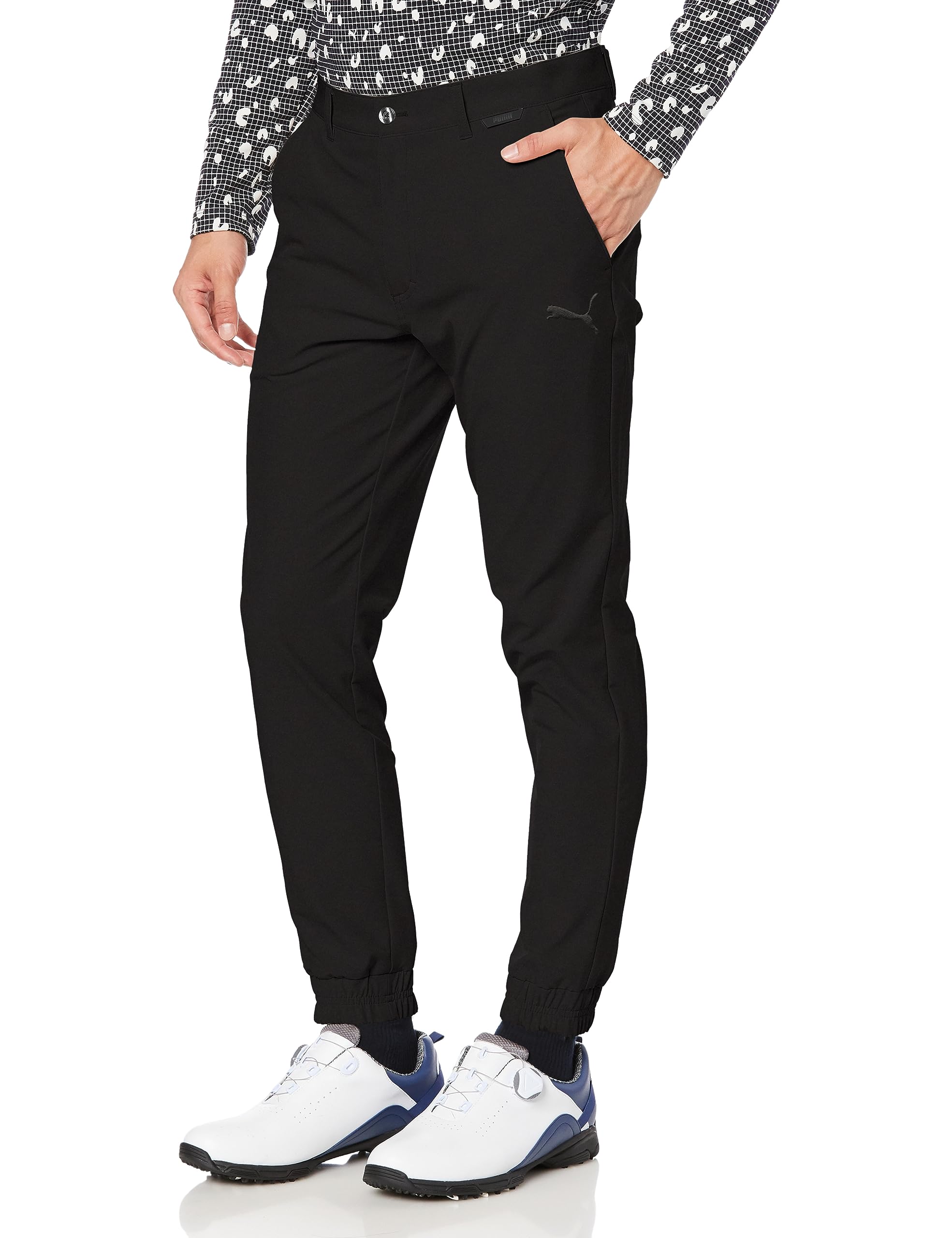 ◆PUMAプーマゴルフ◆高級ラインEGWストレッチジョガーパンツ◆L◆ブラック◆ Amazon | [プーマ] ゴルフパンツ ゴルフ 4WAYストレッチウーブン