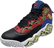 Men's Mb Sneaker (9.5, Black/Prince Blue/Fila Red, Numeric_9_Point_5)