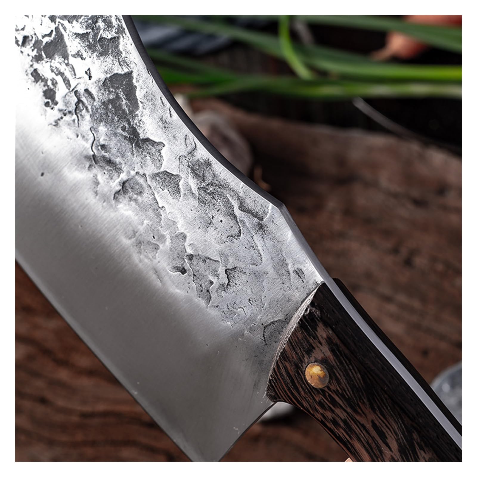Mannaia da carne forgiata Coltello da macellaio in acciaio ad alto tenore di carbonio Coltello da chef for carne Coltello for verdure