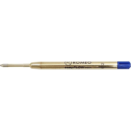Amazon Romeo ロメオ 油性ボールペン替芯 リフィル Easy Flow ブルー Rmrbl 詰め替えインク 文房具 オフィス用品