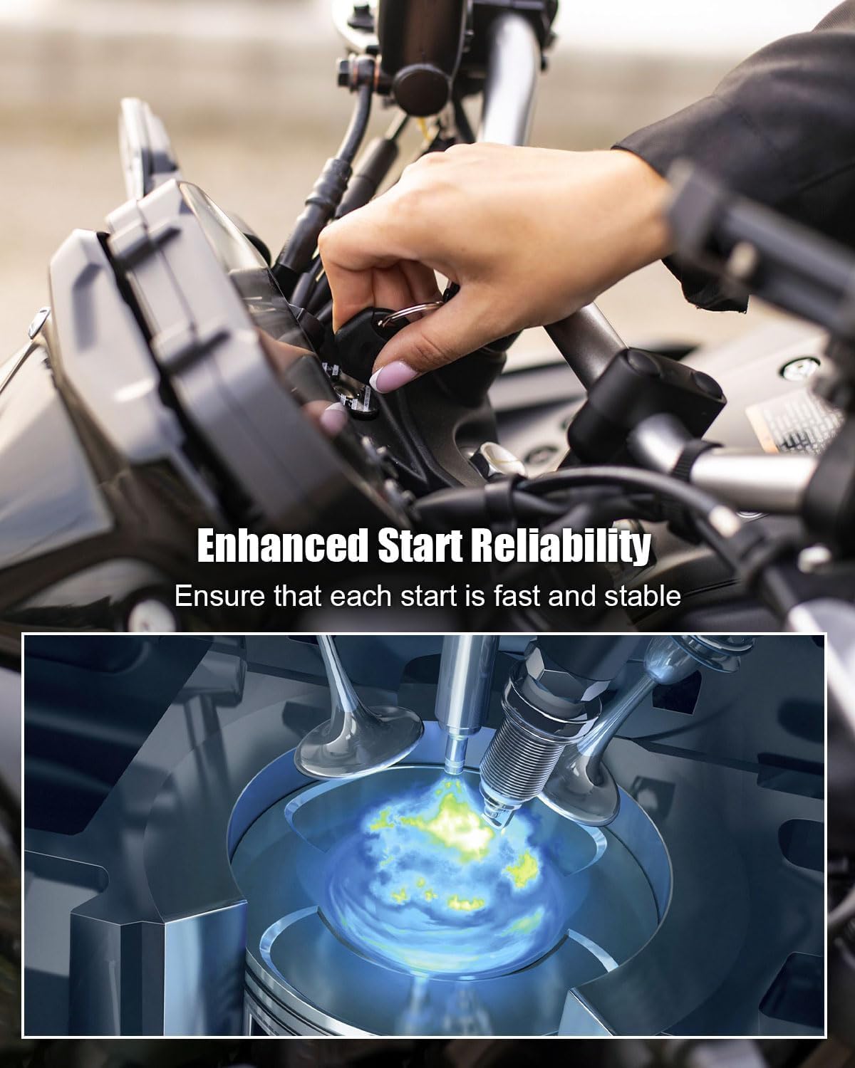 Single Fire Electronic Ignition Programmable Fit for Harley Davidson Carbed Big Twin Models 1970-1999 Sportster Models 1971-2003 Replace 53-644 53644