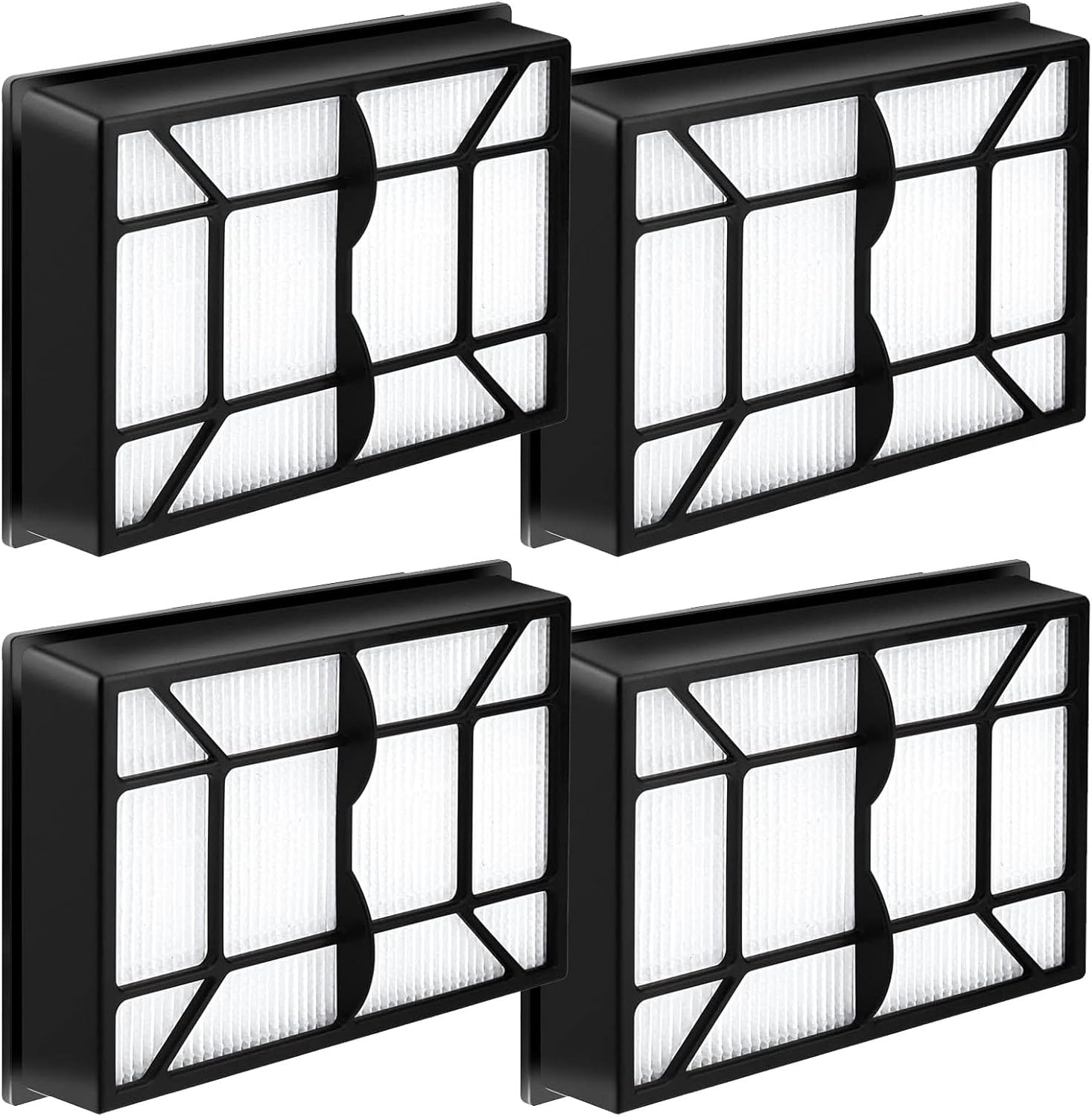 4PCS EF-9 53296 Vacuum Filter Compatible with Kenmore 22614, 31140, BU1005, BU1017 and Elite 21814, 31150, 81714, BU1018 Upright and Canister Vacuum Cleaner