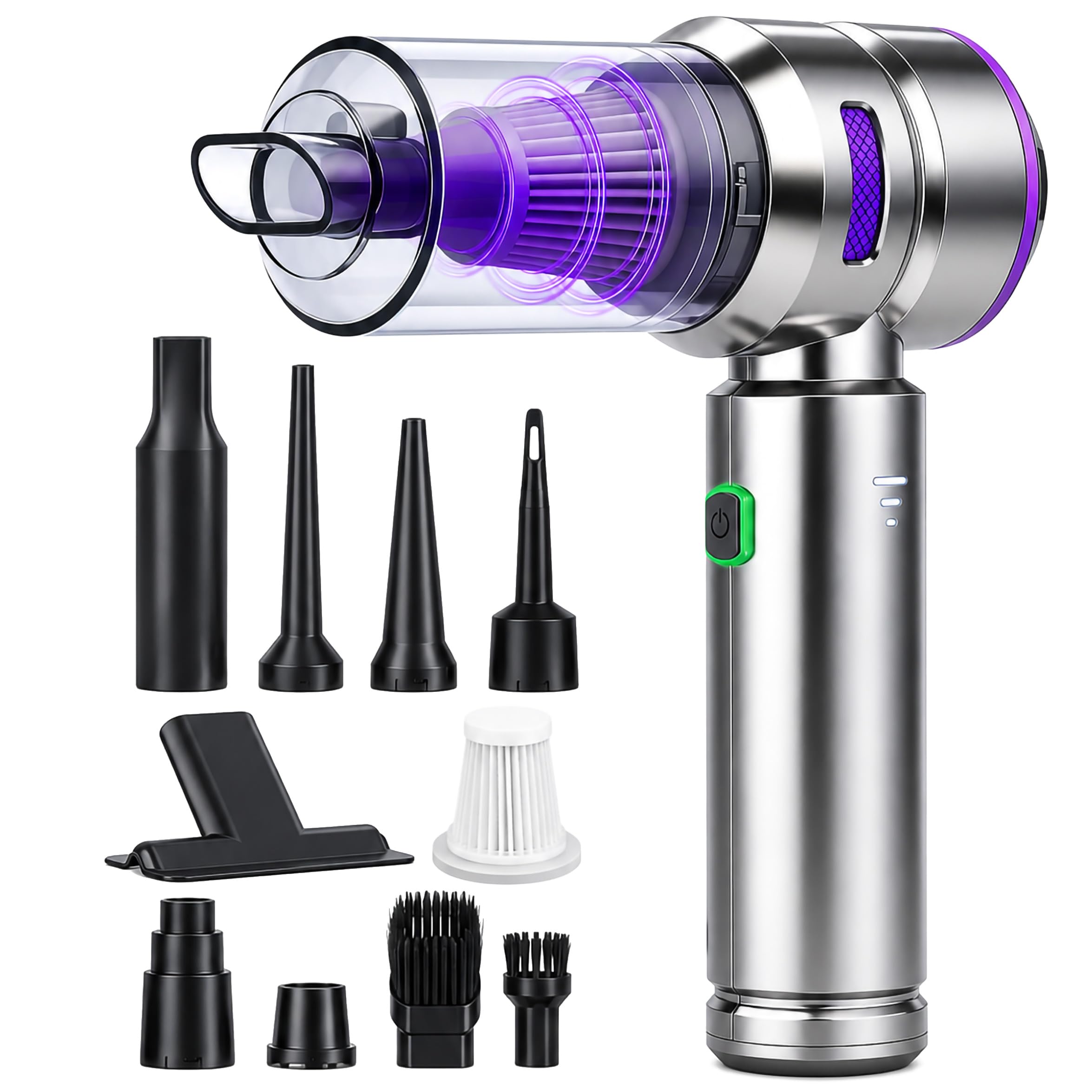VENENON® Kablosuz Araç Süpürgesi ve Hava Üfleyici, 19000Pa…