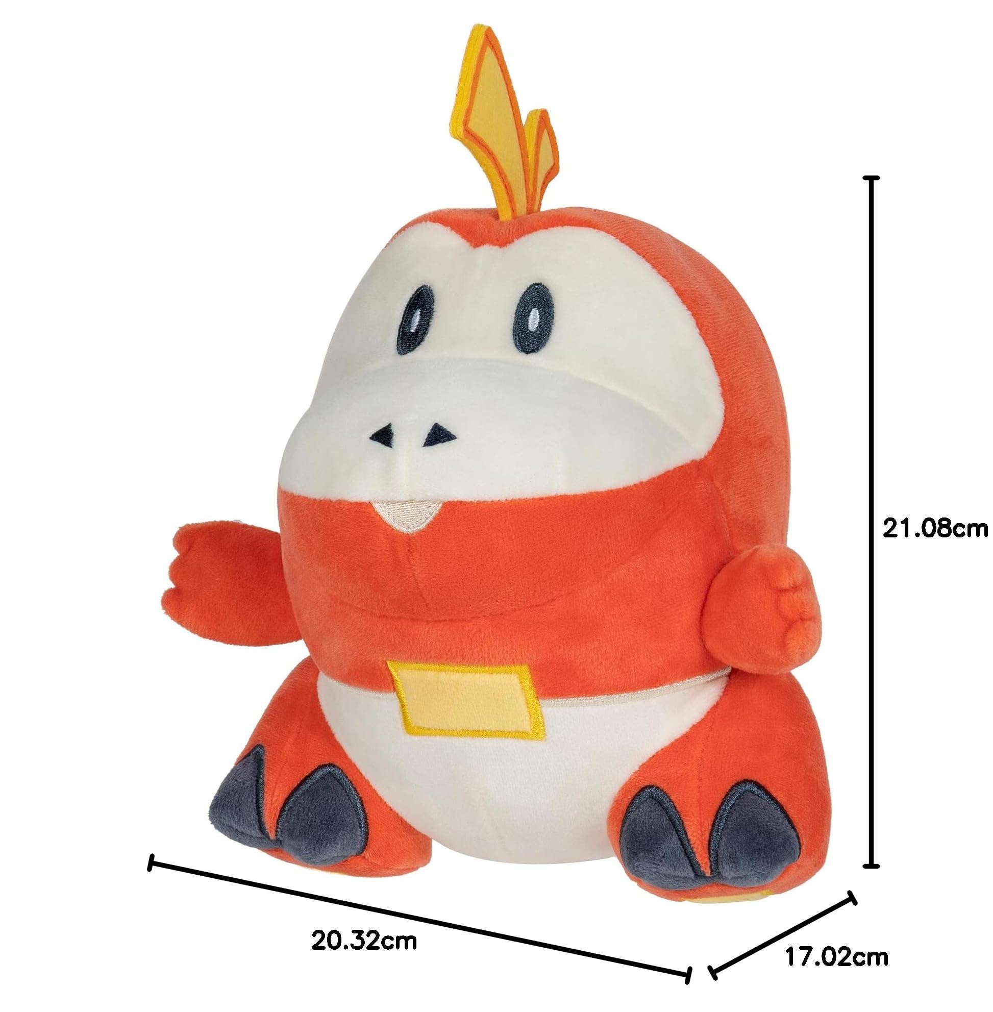 Pokémon PKW3729-20cm Plüsch - Krokel, offizielles Plüsch – Ansicht 4